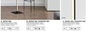 Veioza LED de masa design modern TRIBECA SS EU96382-1SS SRT