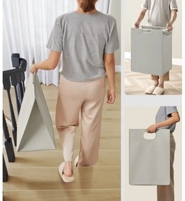 Coș pentru rufe REX alb