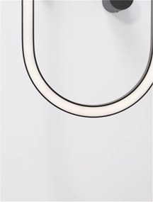Lustra LED suspendata design modern QUERALT negru