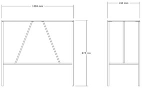 Set de bar Mumupo (stejar) (pentru 2 persoane). 1095032