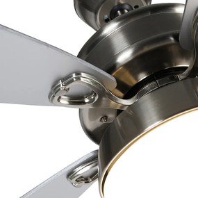 Ventilator de tavan din oțel cu telecomandă incluzând LED - Malaki