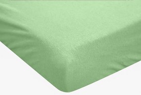 Cearsaf impermeabil JERSEY 70x140 cm, verde