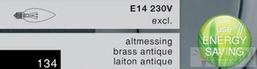 Aplica de perete 2 brate Truncatus 69003-2W GL