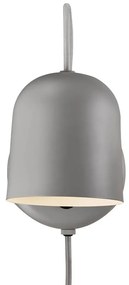 Aplica de perete, cu mufa usb, design modern Angle gri 2120601010 NL
