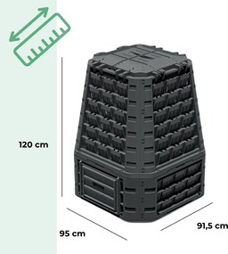 Prosperplast Compostor EVOGREEN VARIO, 750 l, negru