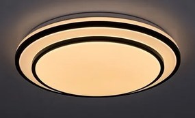 Plafoniera LED cu telecomanda Lupita negru, alb