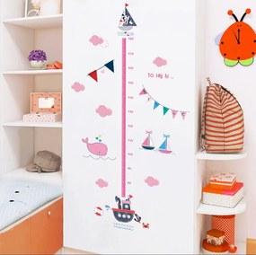 Autocolant de perete "Metru pentru copii - Minnie" 85x158 cm