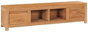 vidaXL Comodă TV, 135 x 30 x 35 cm, lemn masiv de tec