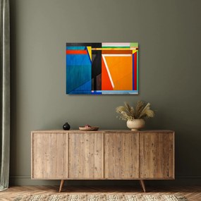 Tablou pe sticlă - Geometrie (70x50 cm)