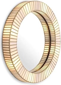 Oglinda decorativa design LUX cu iluminat Monari 90cm