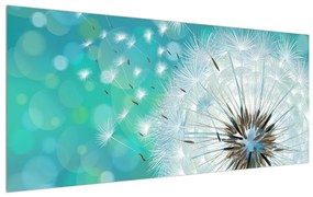 Tablou cu păpădii - fulgi (120x50 cm), în 40 de alte dimensiuni noi