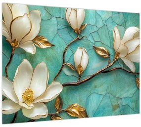 Tablou - Magnolii 3D (70x50 cm)