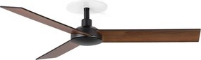 Ventilator incastrabil tavan cu telecomanda RUDDER 3 S negru/nuc