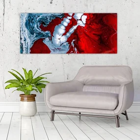 Tablou cu pete abstarcte (120x50 cm), în 40 de alte dimensiuni noi