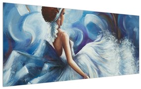 Tablou cu dansatoare în rochie (120x50 cm), în 40 de alte dimensiuni noi