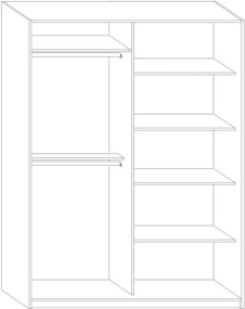 Dulap de haine Prestwood 160 B. 746611