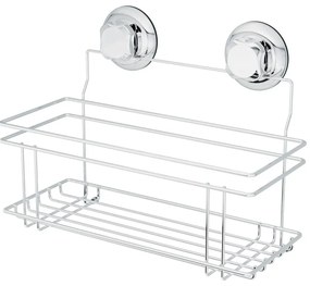 Raft pentru baie argintiu autoadeziv din metal Bestlock Bath – Compactor