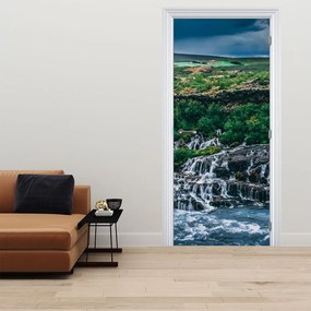 Fototapet pentru ușă - Cascadele în natură (95x205cm)