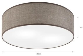 Plafonieră SIRJA 2xE27/15W/230V, Ø 45 cm, maro