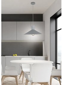 Lustră pe cablu ELISTA 1xE27/60W/230V gri