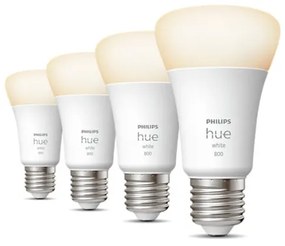 SET 4x bec LED dimabil Philips Hue WHITE A60 E27/9W/230V 2700K