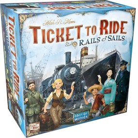 JOC DE SOCIETATE TICKET TO RIDE RAILS & SAILS, LIMBA ENGLEZA - DAYS OF WONDER (720026)