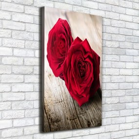 Tablou canvas Trandafiri rosii