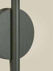 Aplica de perete LED din lemn de frasin verde Okinawa