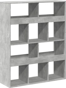 vidaXL Separator de cameră, gri beton, 100x33x125,5 cm, lemn prelucrat