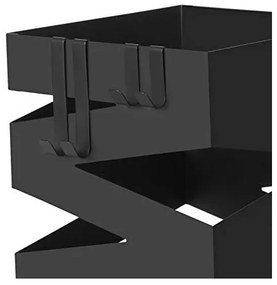 Suport pentru umbrele, Songmics, Negru, 15.5 x 15.5 x 49 cm, LUC16B