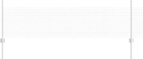 vidaXL Gard cu Stâlp Argintiu 0,5 x 25 m Oțel