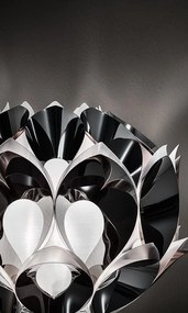 Lampadar cu trepied realizat manual Flora Pewter