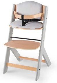 Scaun de masă cu tapițerie pentru bebeluși ENOCK gri KINDERKRAFT