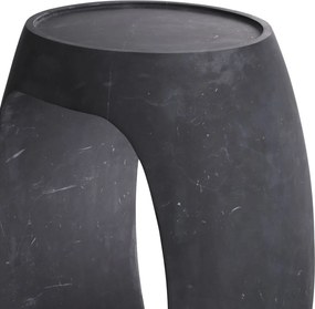 Masuta laterala design LUX Clipper high, negru 115369 HZ