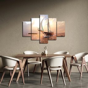 Tablou cu iaht (150x105 cm)