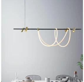 Lustră LED pe cablu Zuma Line 2200277L BALBO LED/67,5W/230V 2700-6000K + telecomandă