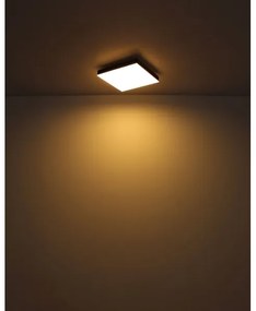 Plafonieră LED dimabilă DORO LED/24W/230V negru Globo 41594D2 + telecomandă