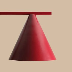 Lampadar modern rosu minimalist din metal Form