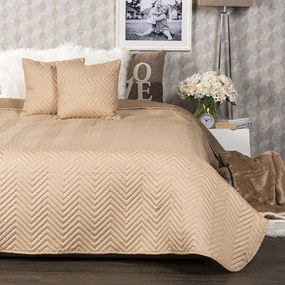 Cuvertură de pat 4Home Doubleface marodeschis/maro, 220 x 240 cm, 2 buc 40 x 40 cm