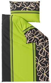 Lenjerie de pat din bumbac Culoare verde, BELLA