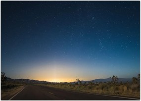 Tablou - Cer de noapte deasupra drumului (70x50 cm)