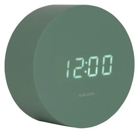 Karlsson 5981GR ceas LED de design cu alarmăverde, dia. 9 cm