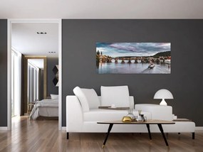 Tablou cu podul lui Carol (120x50 cm)