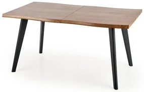 Masa de bucaterie Dickson II, lemn natural / negru