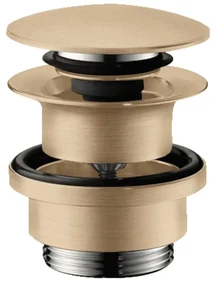 Ventil lavoar Hansgrohe Push-Open bronz periat