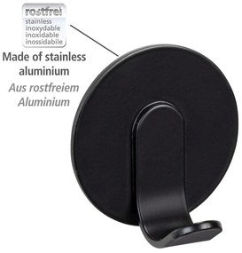 Cârlige negru-mat 2 buc. autoadezive din metal Bivio – Wenko