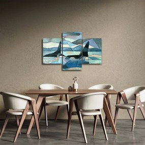 Tablou - Balene (90x60 cm)
