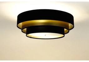 Lustr TRINITI 2xE27/60W/230V negru/auriu