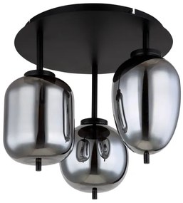 Lustră aplicată BLACKY 3xE14/40W/230V neagră Globo 15345-3D