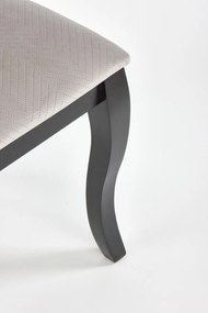 Scaun Velo tapitat bej/negru - H96